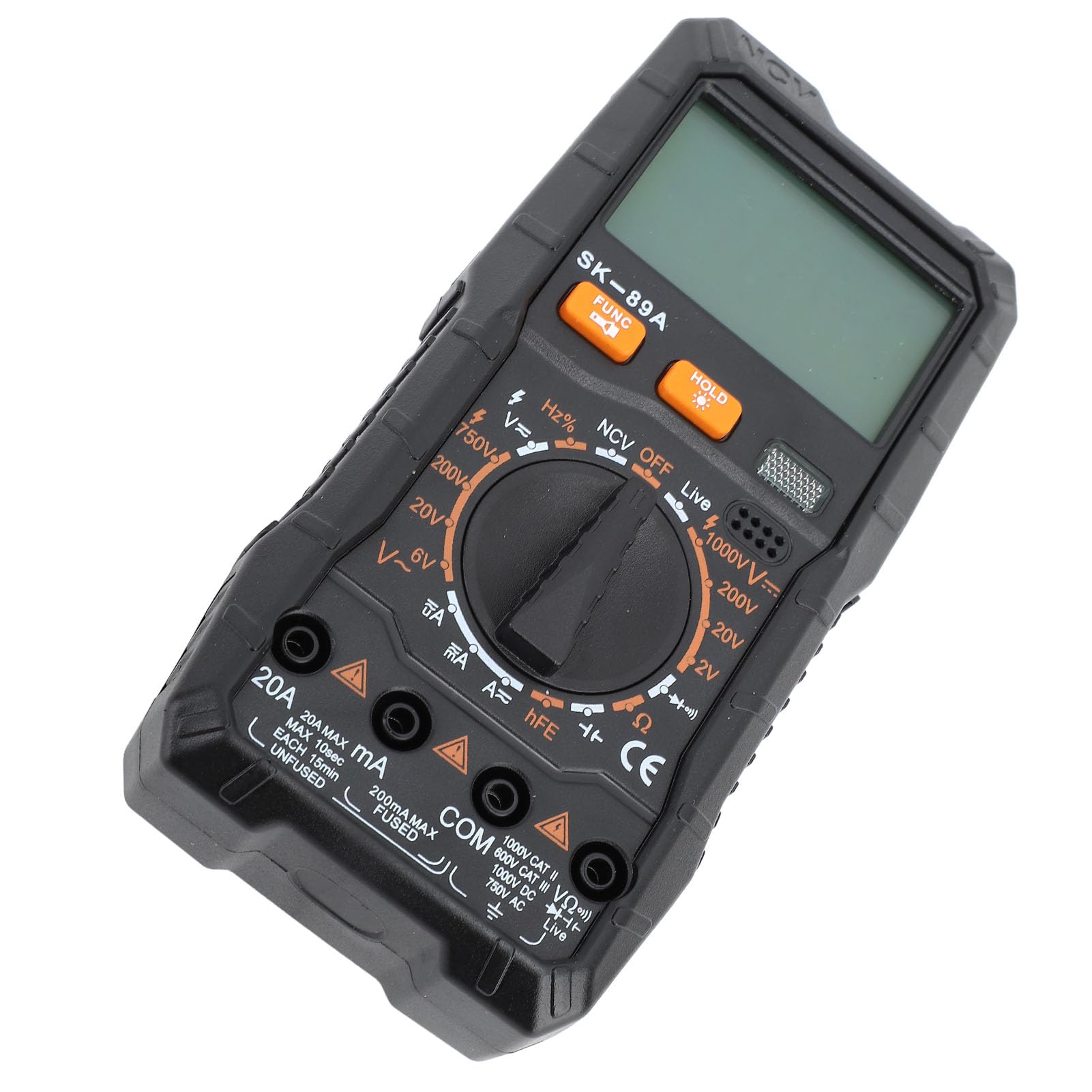 Auto-Ranging-Digitalmultimeter mit Spracherinnerungsfunktion, Tragbarer Elektrischer Tester für Präzise Messungen, Ideal für Heimwerker, 2 X AAA-Batterien Im Lieferumfang Enthalten