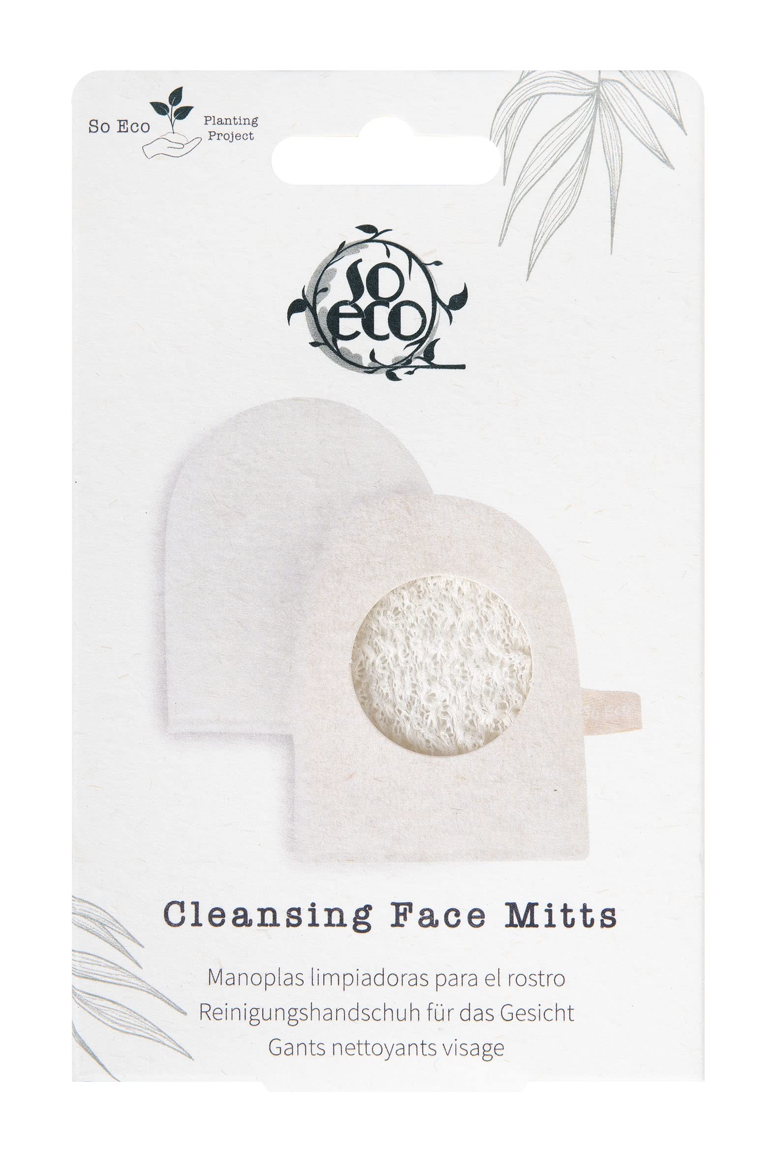 So Eco Unisex Cleansing Face Mitts