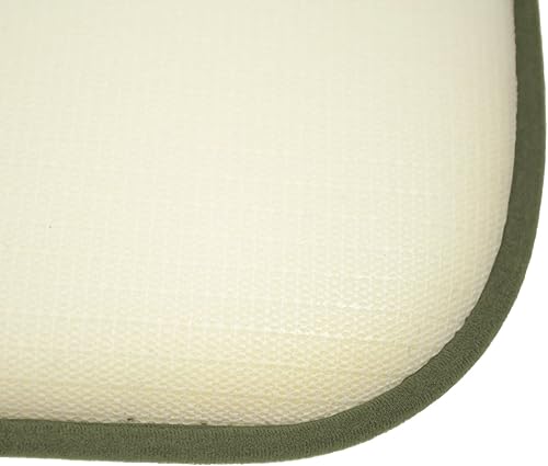 Miniatura 3 de Tapete de cocina con respaldo antideslizante de espuma viscoelástica de felpa suave, 18 x 30 pulgadas, color verde