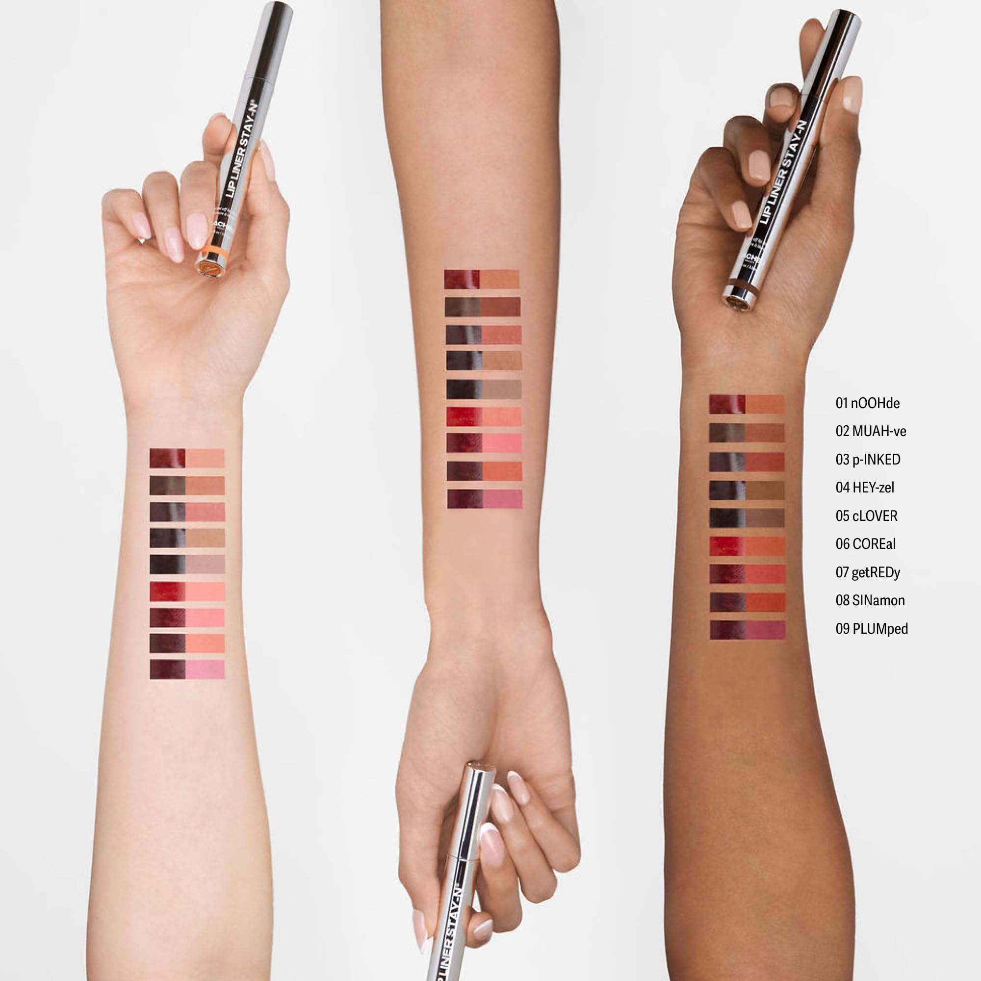 Sacheu Lip Liner STAY-N Peel Off Lip Stain — Long Lasting Waterproof Lip Tint with Hyaluronic Acid & Vitamin E — Transfer Proof Matte Finish, Vegan & Cruelty-Free (p-INKED): MUAH-VE 0.12 Fl Oz (Pack of 1)
