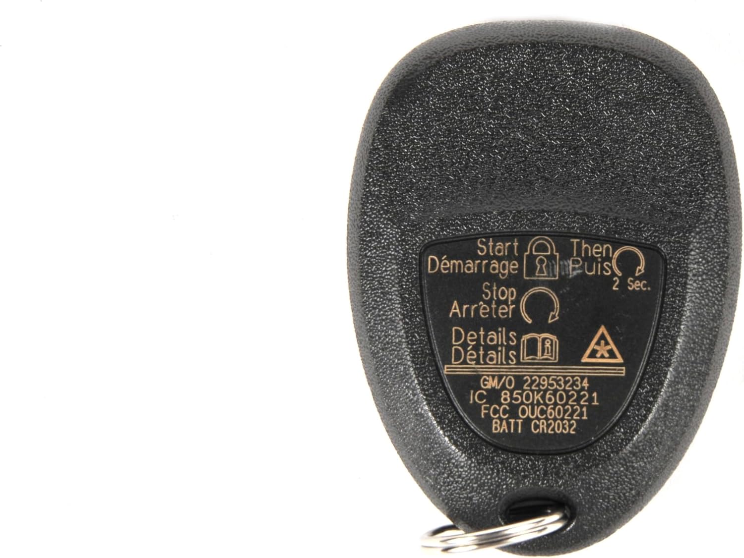 GM Genuine Parts 22953234 4 Button Keyless Entry Remote Key Fob
