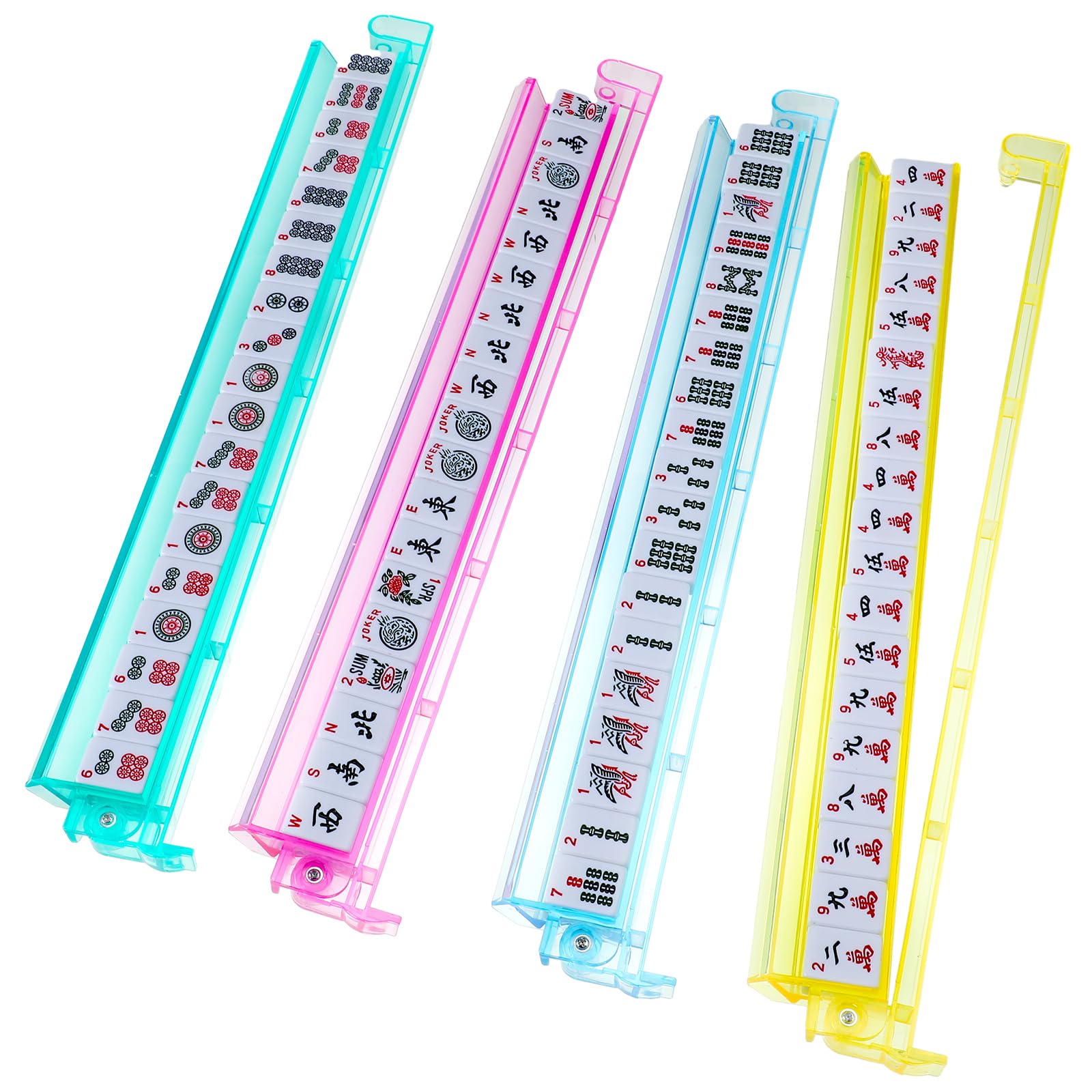 Support Et Poussoir De Mahjong Américain SOIMISS - 2 Pièces En Plastique - Pratique Pour Jeux De Société