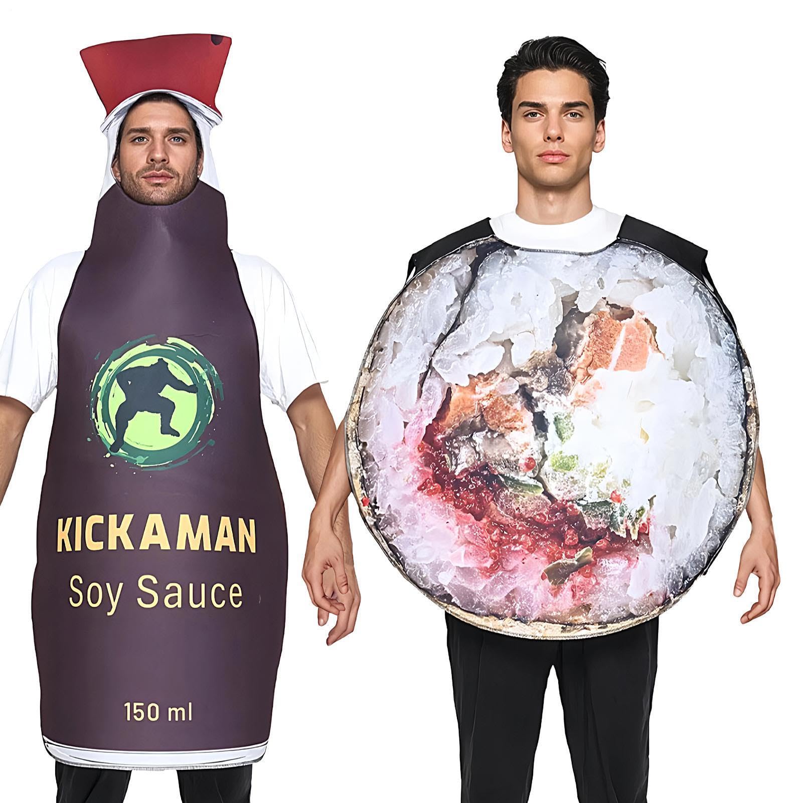 Kostiumy Cosplay Z Motywem Jedzeniowym Zabawne I Wygodne Stroje Imprezowe Z | Stroje Przebrania Sushi Cosplay Na Imprezę na Święta Bożego Narodzenia oraz Rodzinne Spotkania Halloween