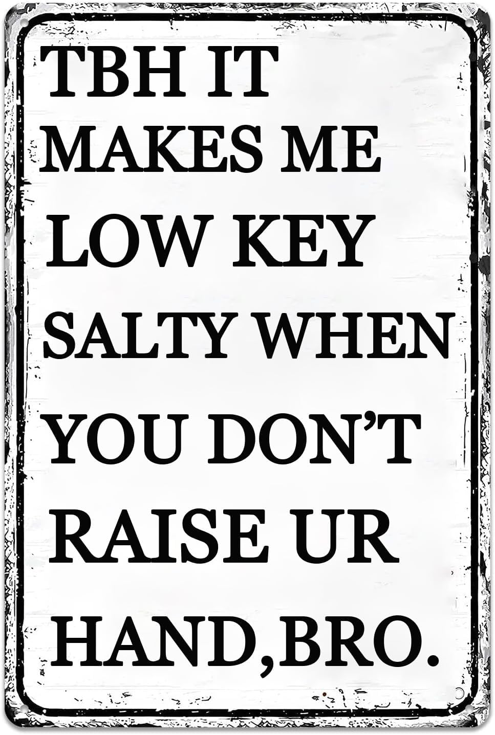 SMAZDFXX Funny Bathroom Tin Sign Don't Be Gross Wash Your Hands Metal Signs Vintage Decorations for Home Cafe Bar Restroom Wall Poster 5.5"x8"