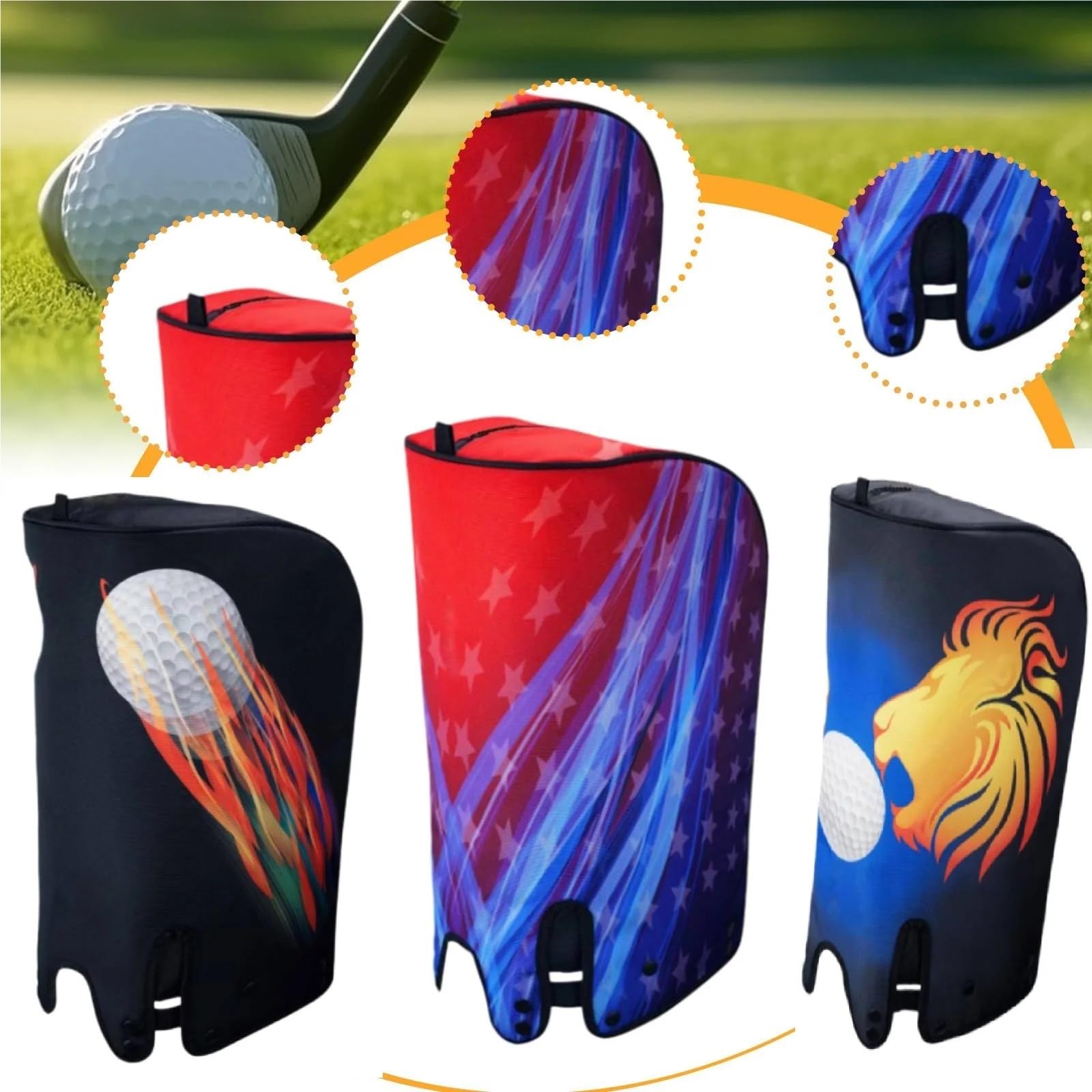Abdeckung Golfbag Golftasche Abdeckung Reise Regen Staubdicht Club Schutz wasserdichte Kapuze Cape for Outdoor Männer Frauen Zubehör