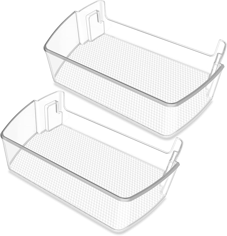 2PCS Upgraded MAN63948504 Refrigerator Door Shelf Bin LMXS28626D LMWS27626S | LG Kenmore Refrigerator Door Shelf Replacement LFCS27596S FXC22526D Fridge Shelves Basket,MAN63948504 LG Door Bin