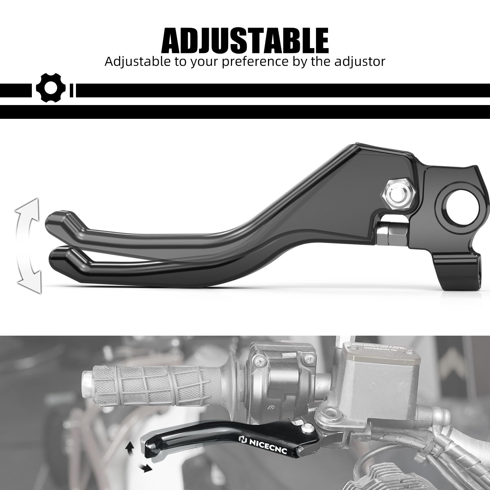 Amazon.com: NICECNC Short Brake Lever Brake Handle Levers