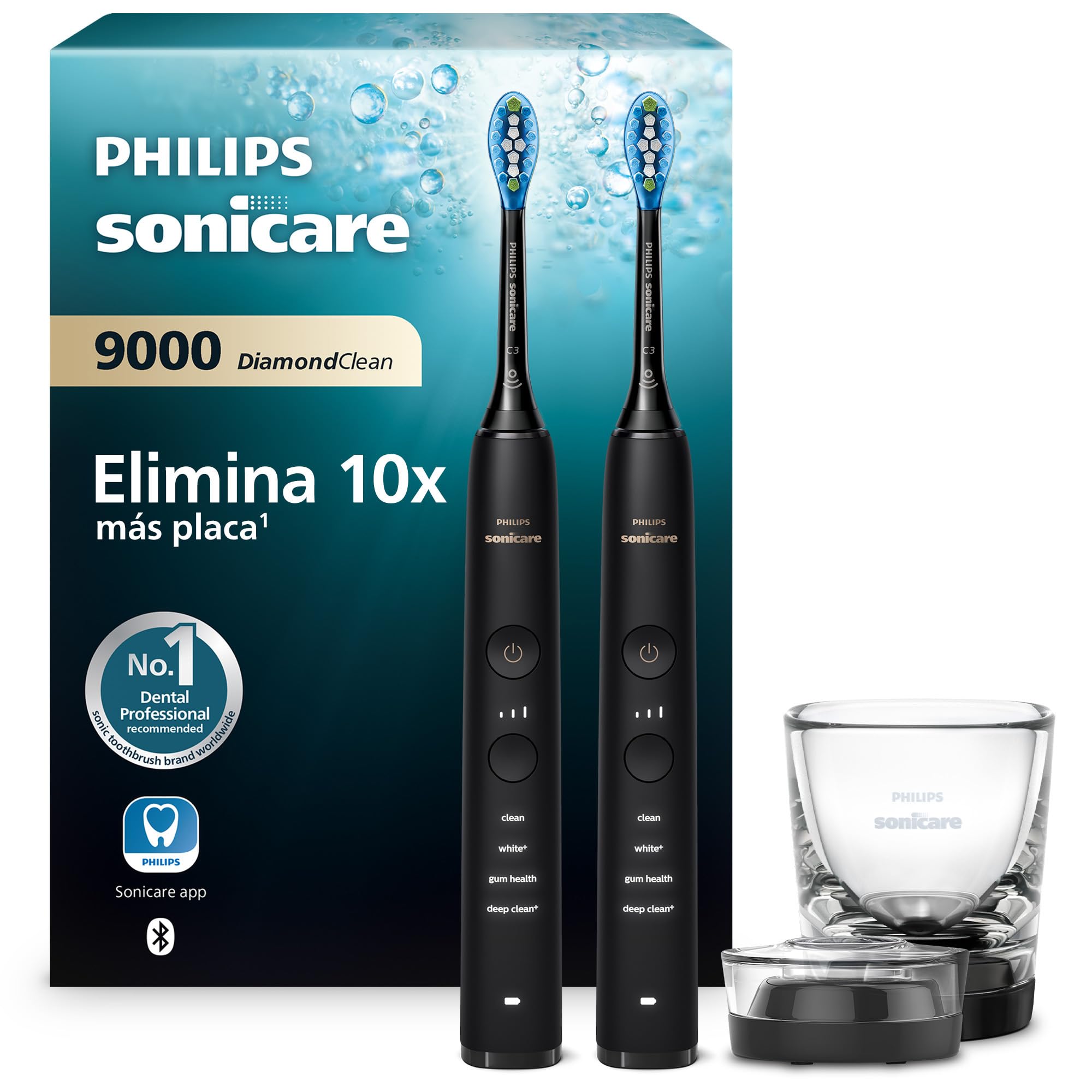 Cepillo de dientes eléctrico sónico Philips Sonicare con aplicación