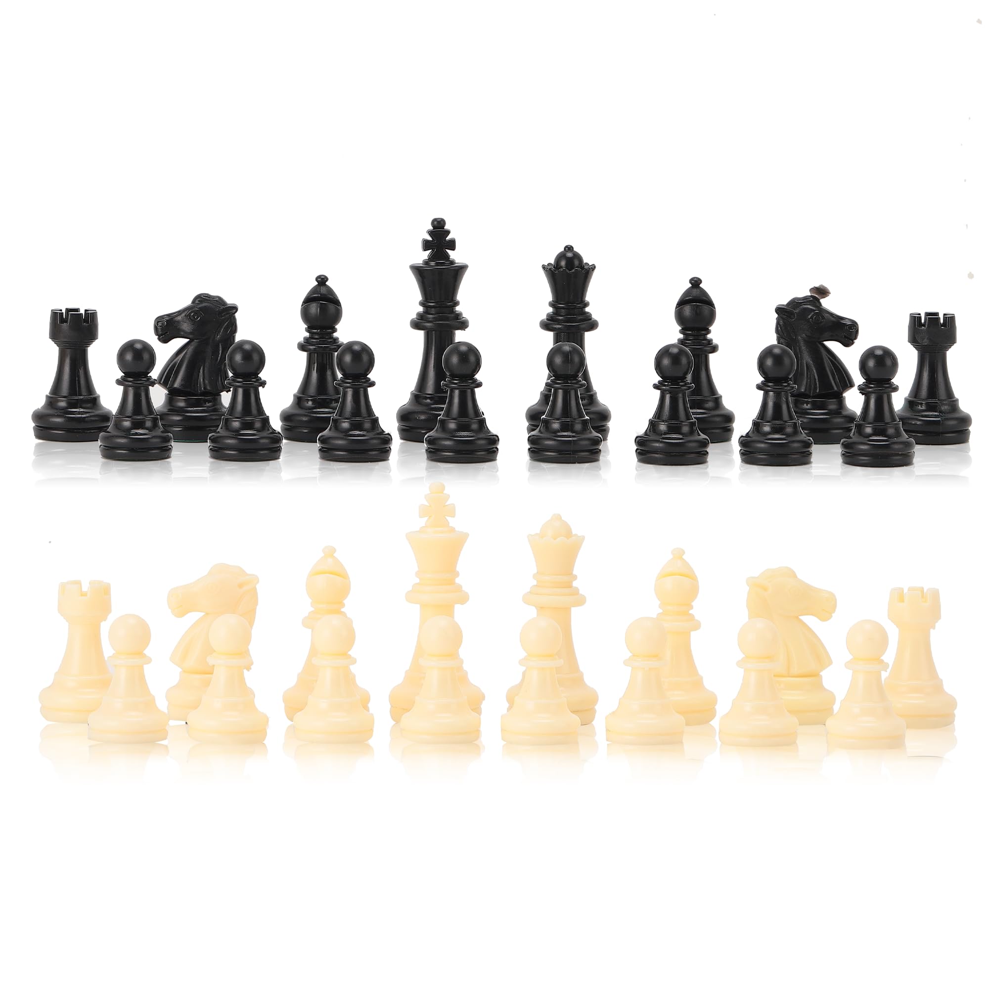 Chess Set for Adults,Chess Sets,Chess Set Kids,Weight Tournament Chess Game Set Chess Pieces Only, Chess Board Game Set International Chess Pieces Complete Chessmen Set White And Black (Medium 64mm)