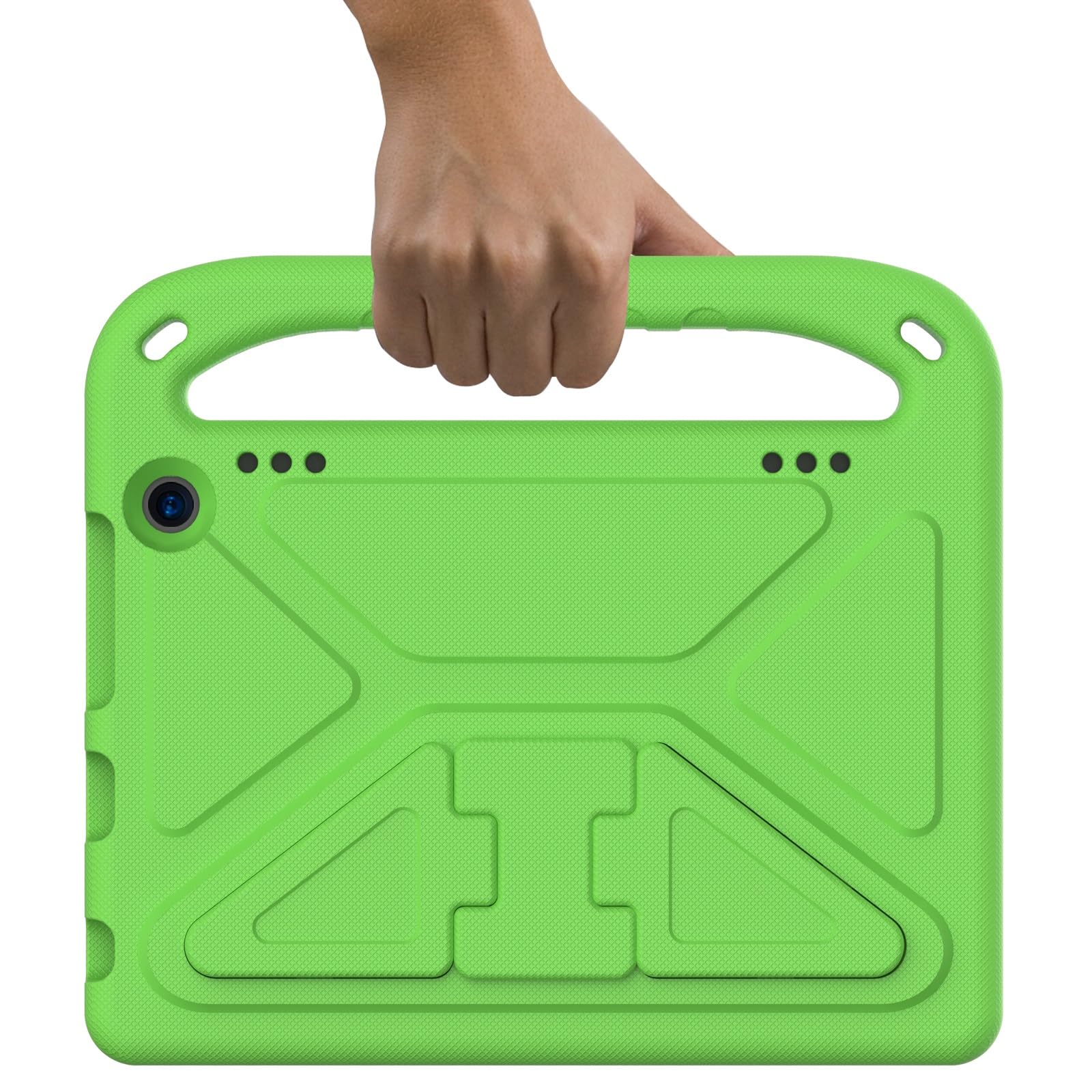 Ochronne etui na tablet Kompatybilny z Kindle Fire HD8/HD 8 Plus 2022 2020, amortyzujący wstrząsy, z uchwytem, ​​EVA, uchwytem, ​​solidne etui na tablet dla dzieci, lekkie Pełna ochrona(Ye?il)