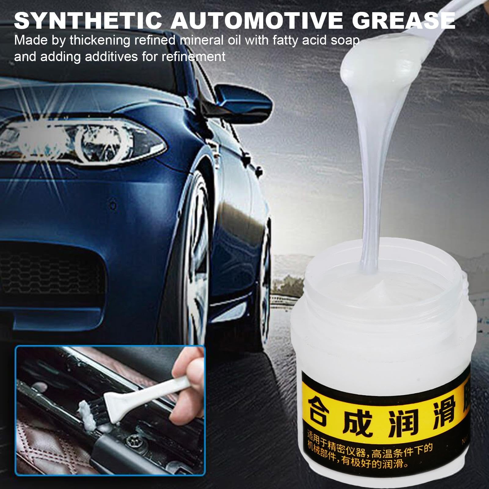 Automotive Grease | Antirust Oil Gear Oil Grease Mechanical Maintenance,All Purpose Wheel Bearing Grease, Heat Resistant for, Motorcycle, Instruments
