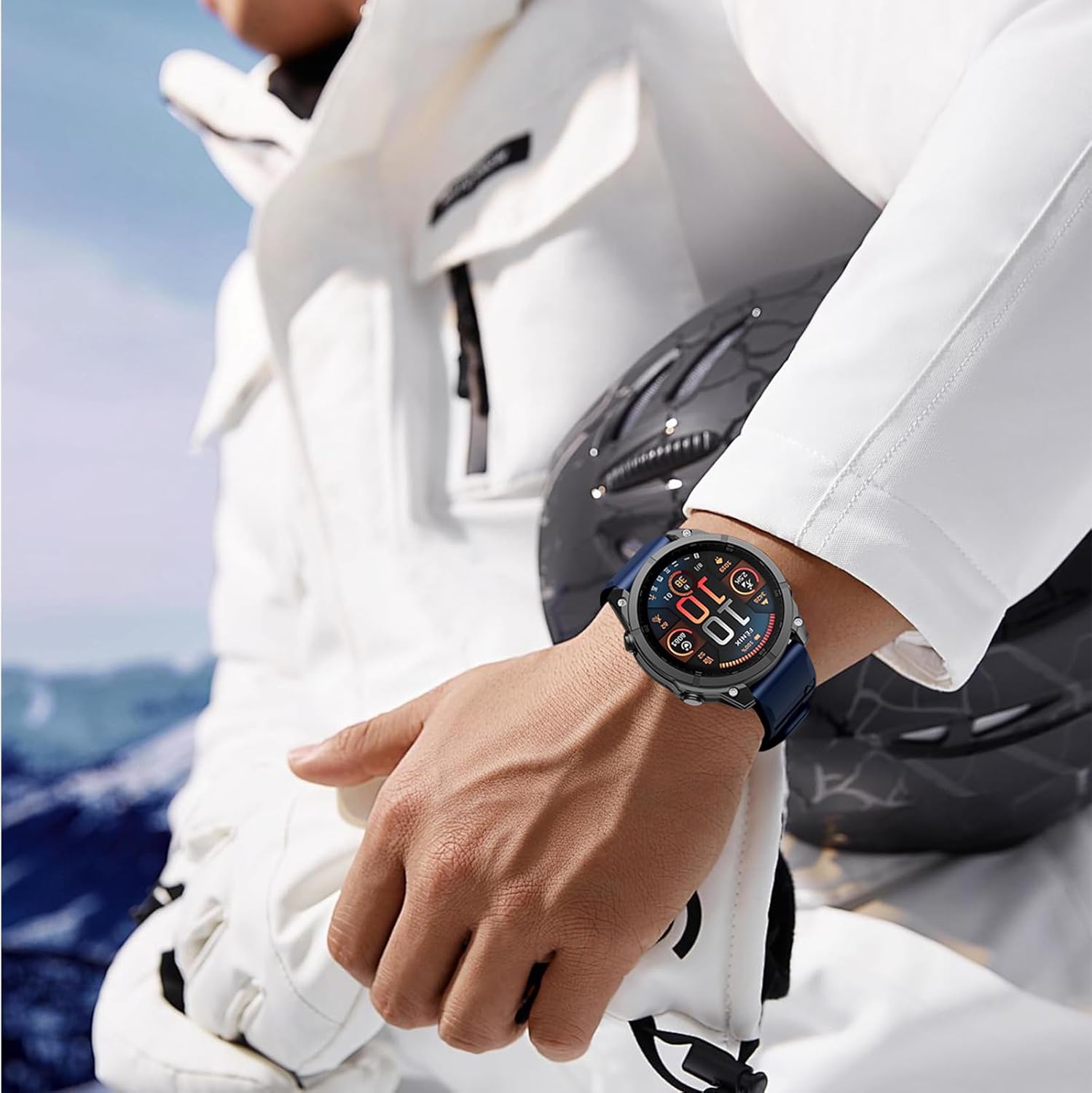 OVERSTEP Watch Bands Compatible with Fenix 8 Solar/Amoled 47mm 22mm Soft Siliocne Strap for Garmin Fenix 5/Fenix 5 Plus/Fenix 6/Fenix 6 Pro/Fenix 7 Smartwatch - Image 7