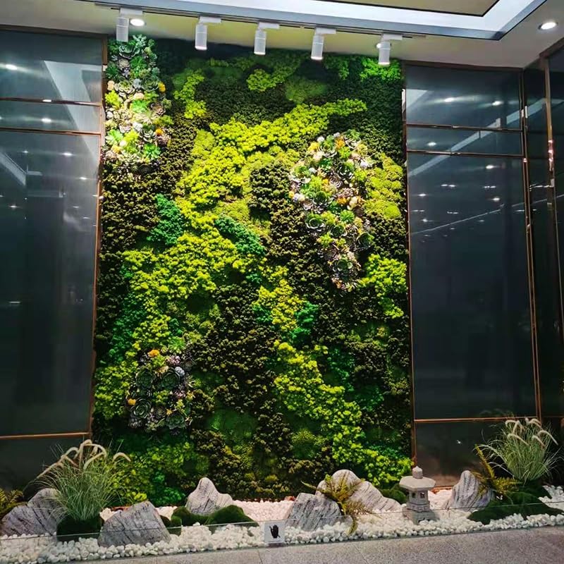 Plantes fausses fleurs et mousse pour décor maison et jardin - 5