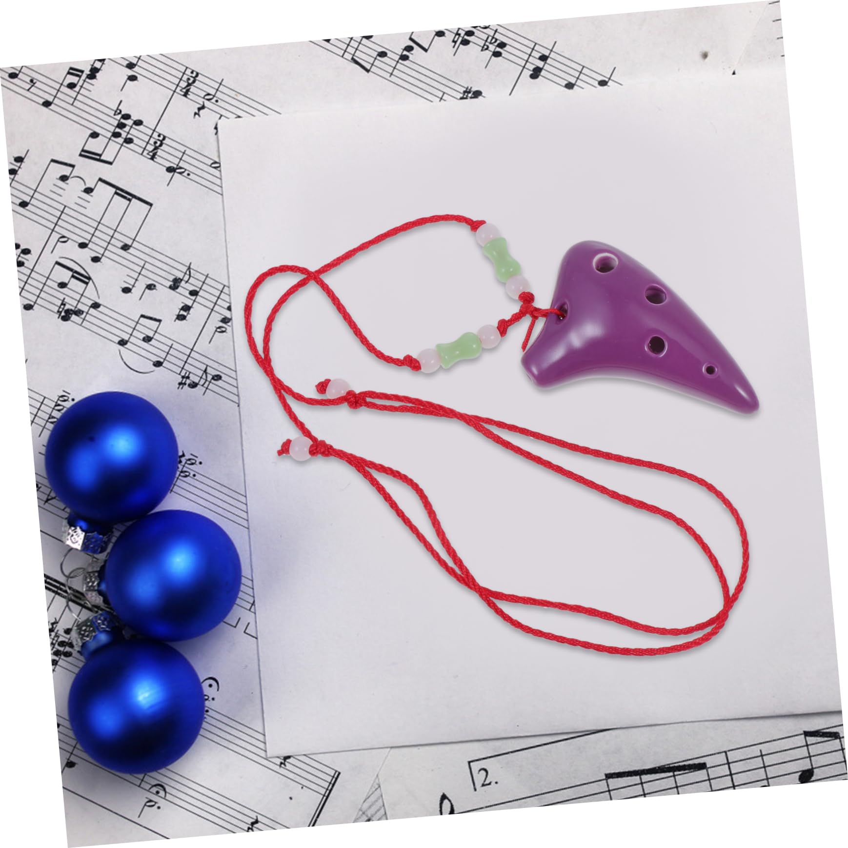 BESPORTBLE 1 Set Ocarina for Beginners Lightweight and Portable Instrument with Precise Tone Holes for Music Lovers to Explore Random Color
