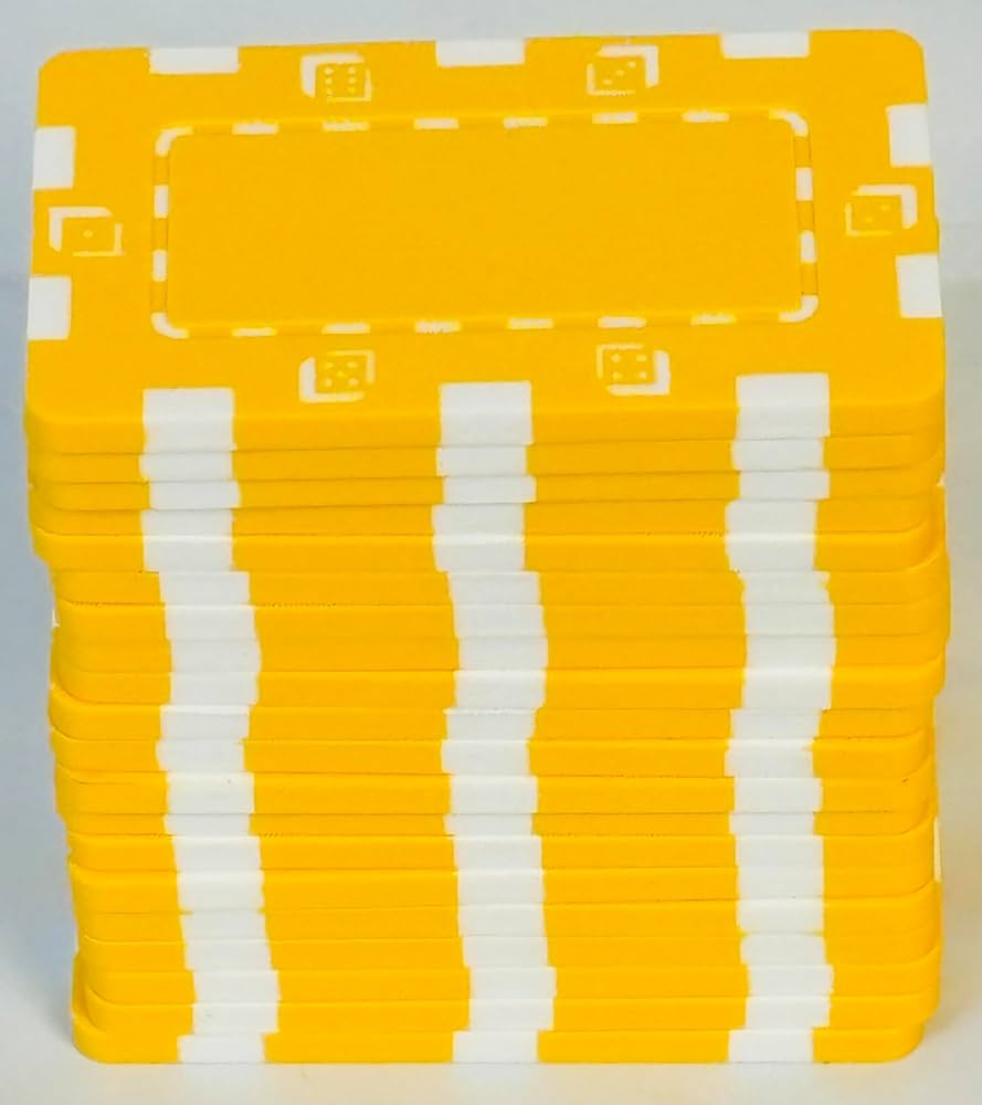 Amazon | 四角カジノチップ数字無し [ばら売り20枚単位 Amazon | 四角カジノチップ数字無し [ばら売り20枚単位