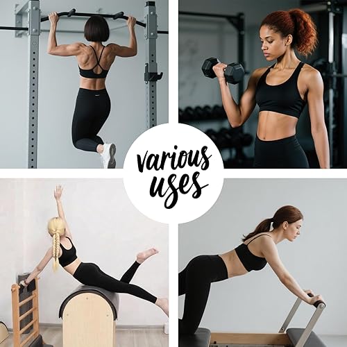 Miniatura 6 de Alfombrilla antideslizante para pilates, almohadillas antideslizantes para entrenamiento de manos, guantes de agarre plegables para yoga, dominadas,