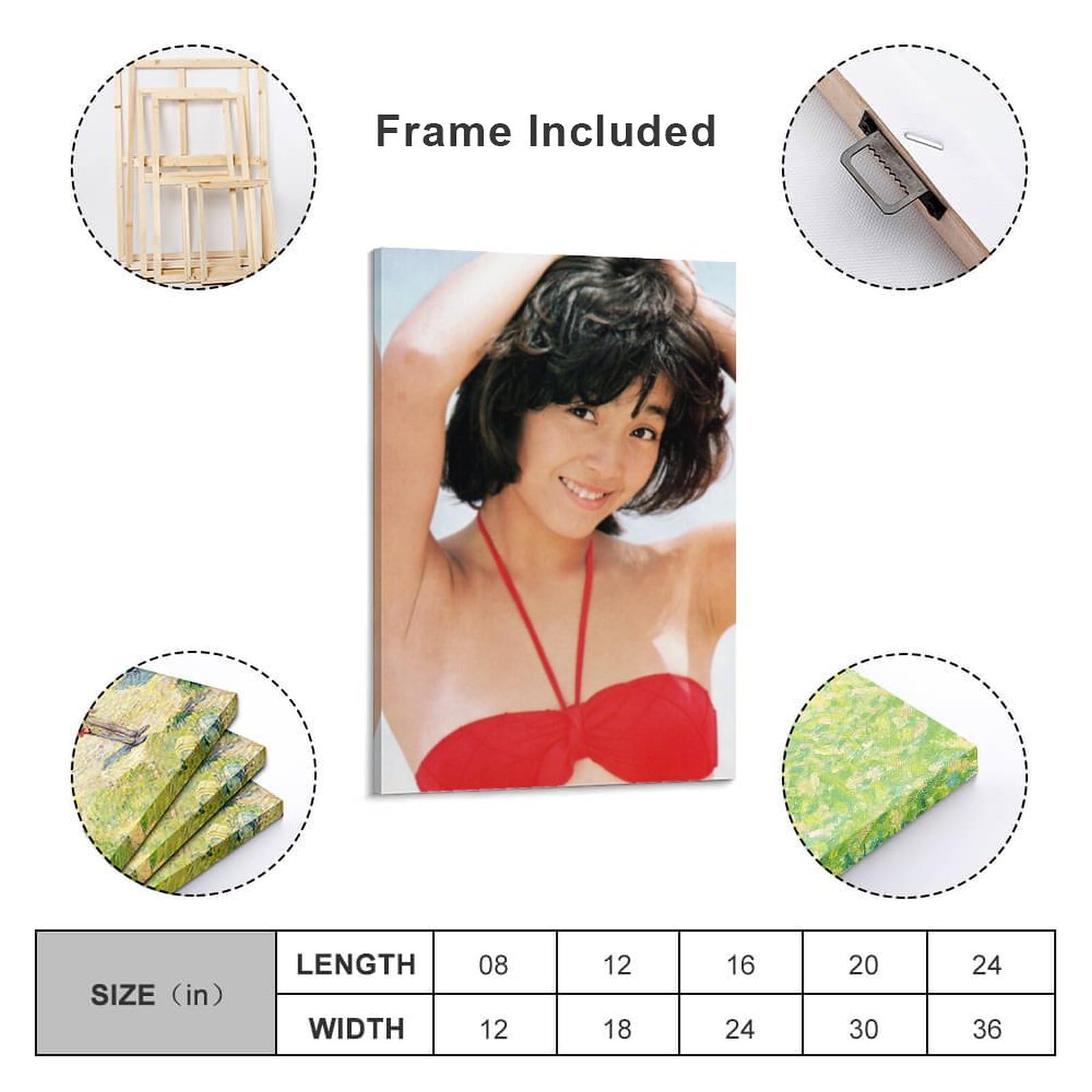 Amazon.co.jp: 柏原芳恵水着セクシー写真ポスター壁飾り 壁飾り
