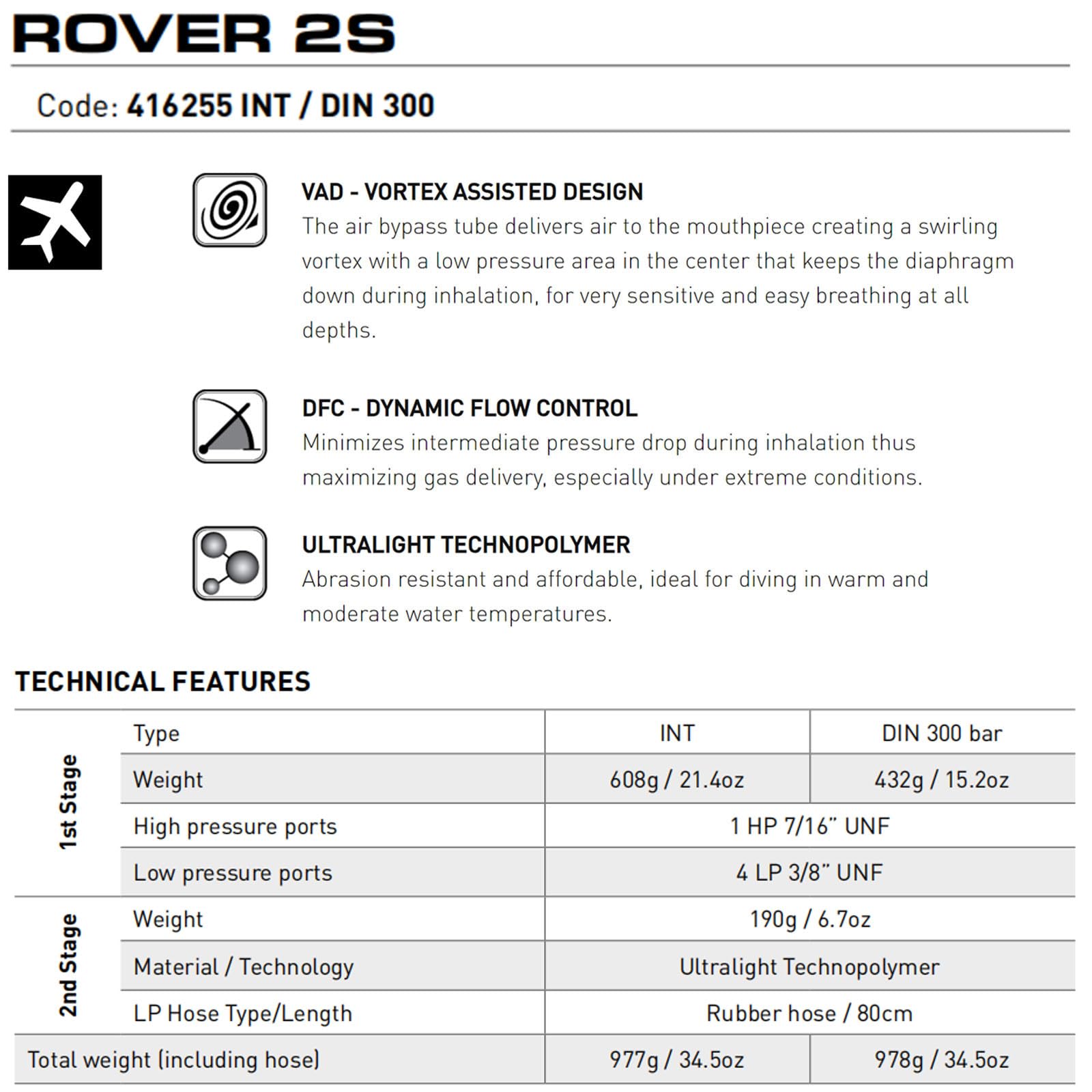 Mares Rover 2s One Size