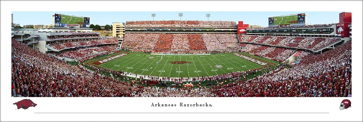 Arkansas Razorbacks Football - Panoramic Posters and Framed Pictures by Blakeway Panoramas