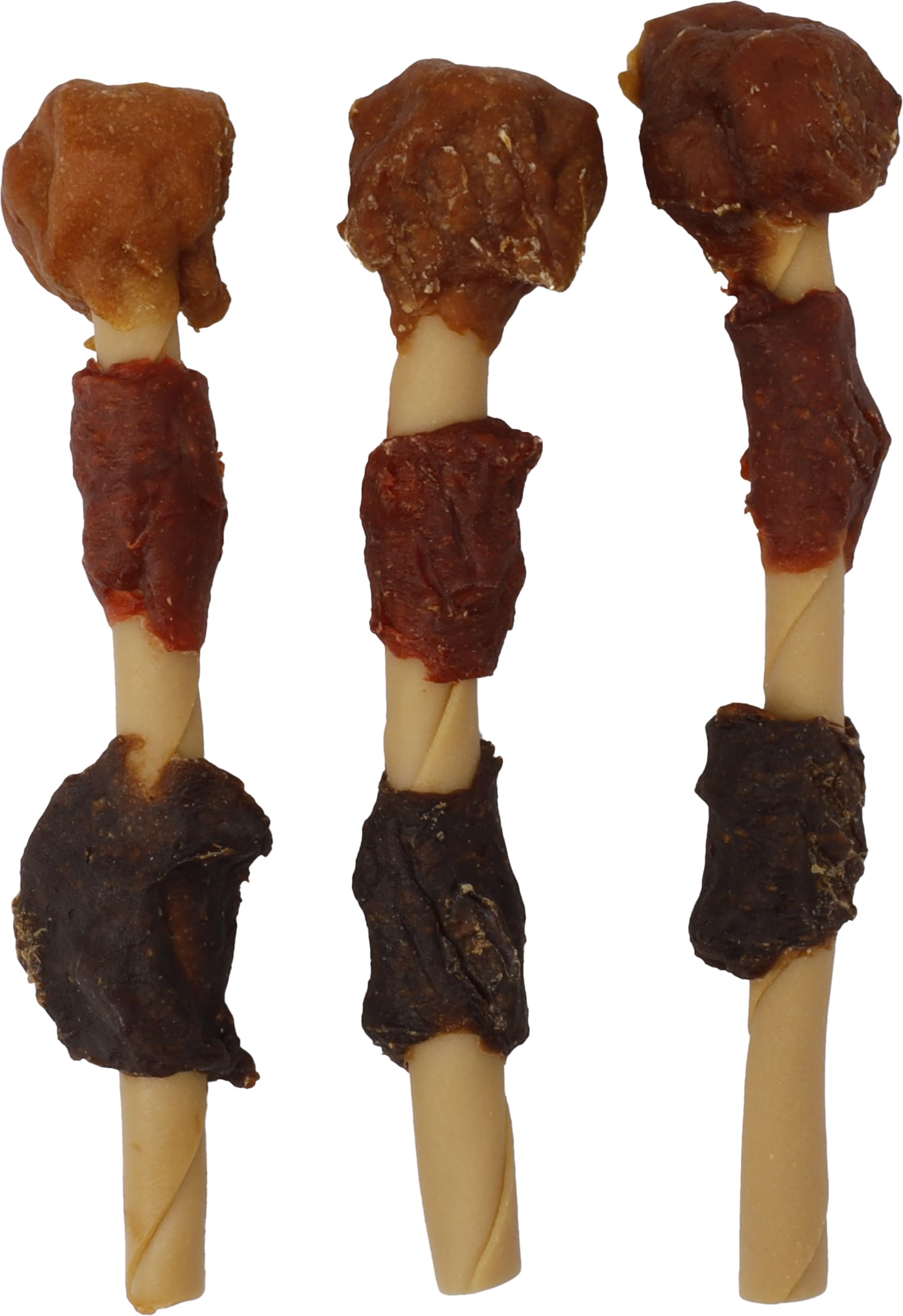 Snack per cani - Bastoncini per cani - Flamingo BBQ Spiedino con pollo e anatra - 12 x 2 x 2 cm - 2 kg display - ricco di proteine - senza glutine - senza cereali - senza zuccheri aggiunti