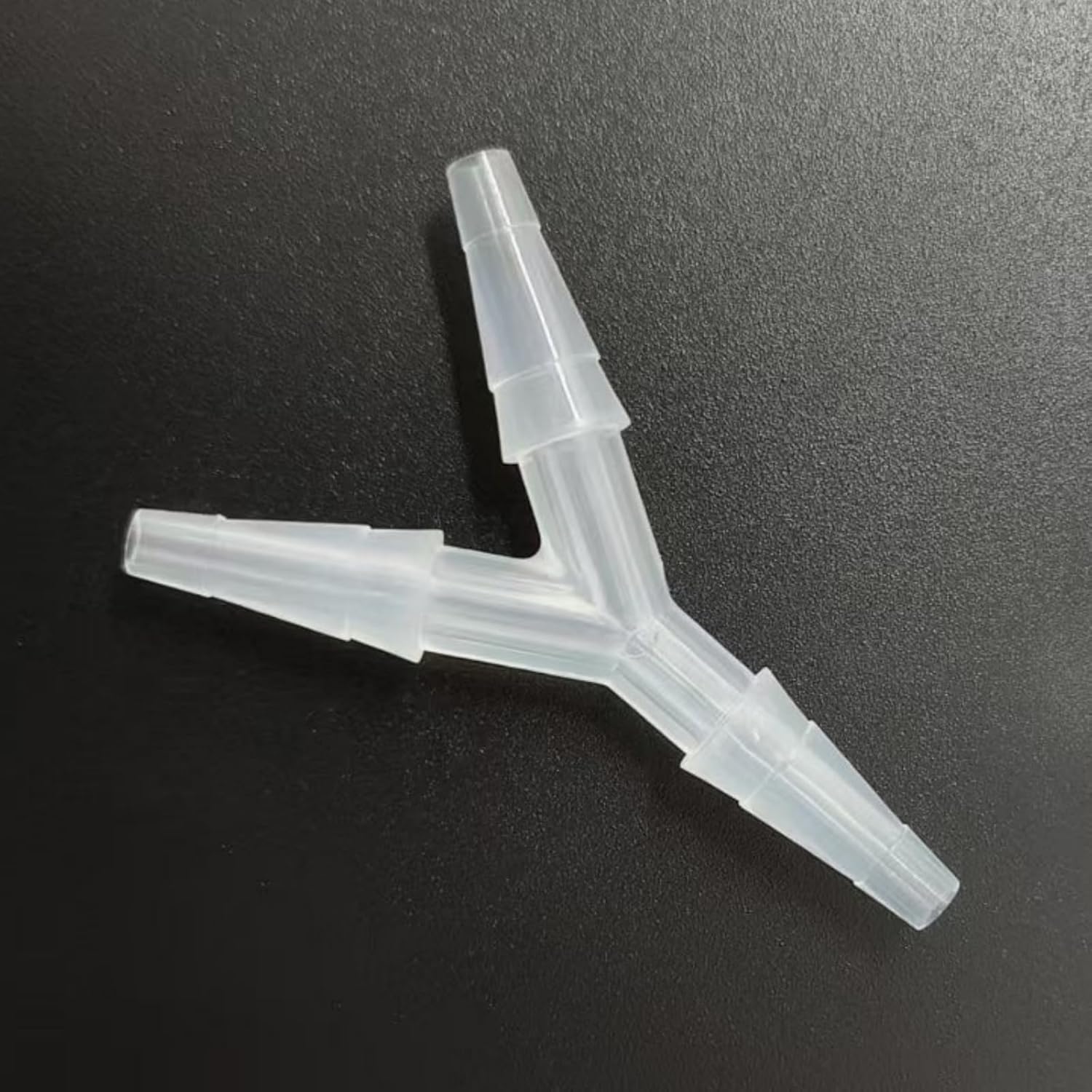 Y-Type Plastic Hose Barb Fitting Equal Barbed 3 Way Y Shaped Adapter for Laboratory Biochemical Analytical Instruments Food Machinery PP × 25 (8.5mm 11/32'' 8Y)
