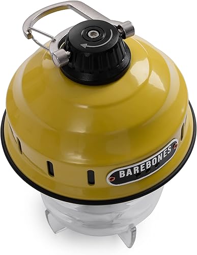 Miniatura 3 de Barebones Farol colgante Beacon  Amarillo polvoriento, linterna LED recargable con brillo ajustable  Linterna colgante de estilo vintage resistente