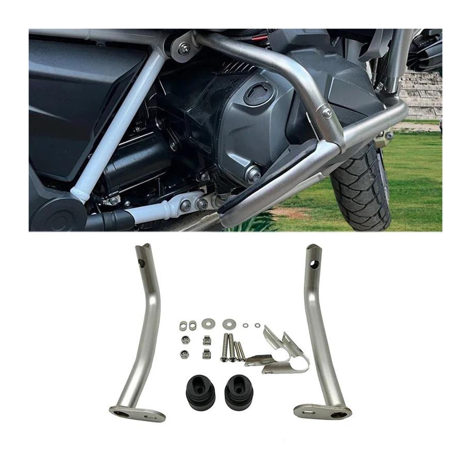 Protezione Caduta Moto per R1250GS LC per Adventure 2019-2023 Motore del Motociclo Crash Bar PARAurti Telaio Barra di Protezione Kit Barre Protezione