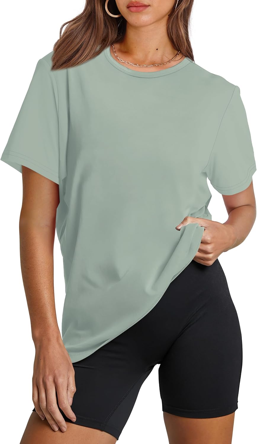 OFEEFAN Workout Tops for Women UPF 50+ Breathable Quick Dry