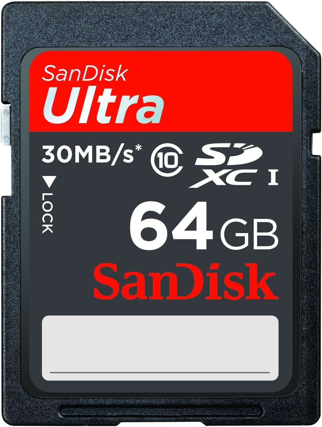 SanDisk Ultra 64GB SDXC Class 10/UHS-1 Flash Memory Card Speed Up To 30MB/s- SDSDU-064G-U46 (Label May Change) [Old Version]