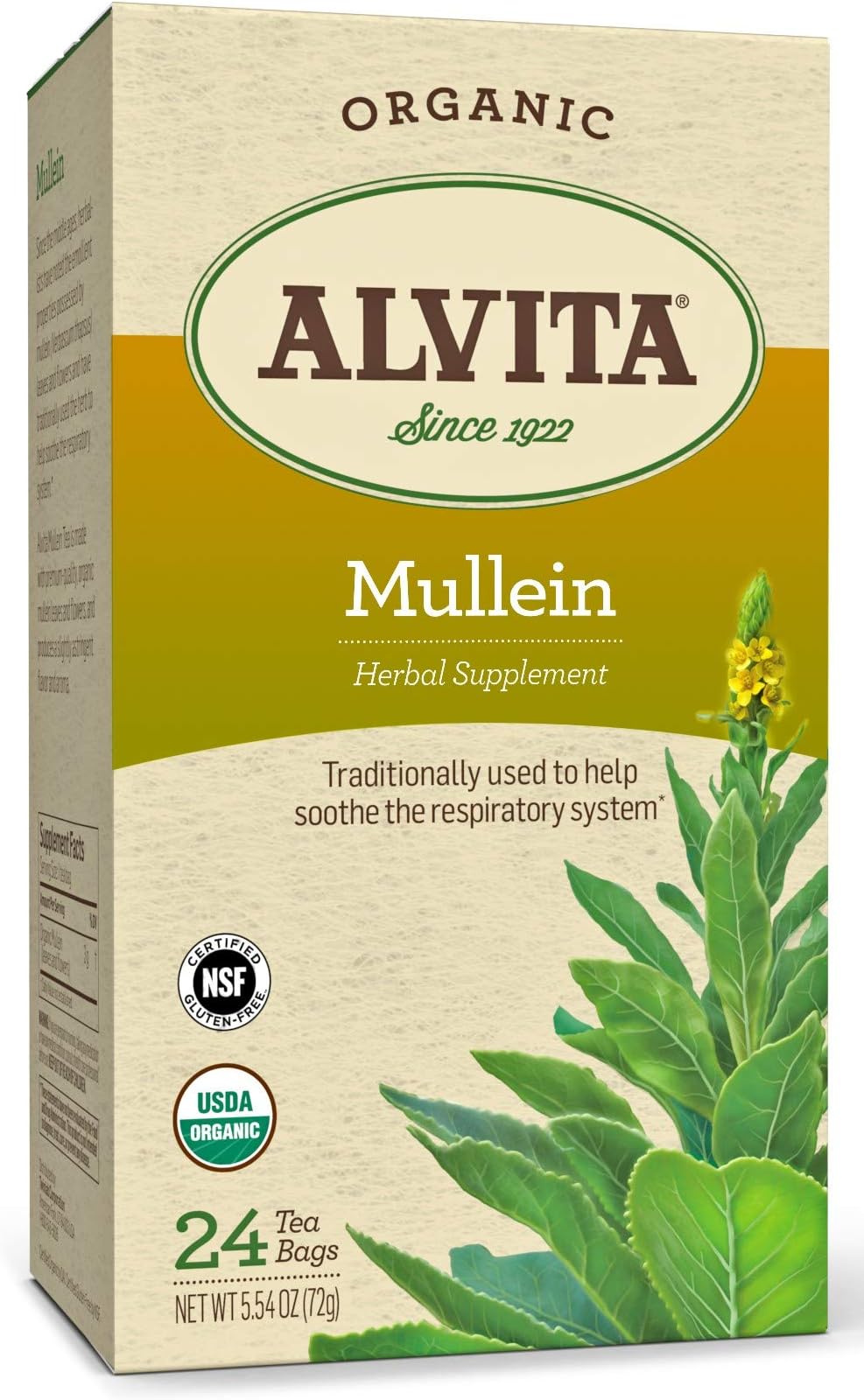 Alvita Organic Dandelion Root Herbal Tea Made with