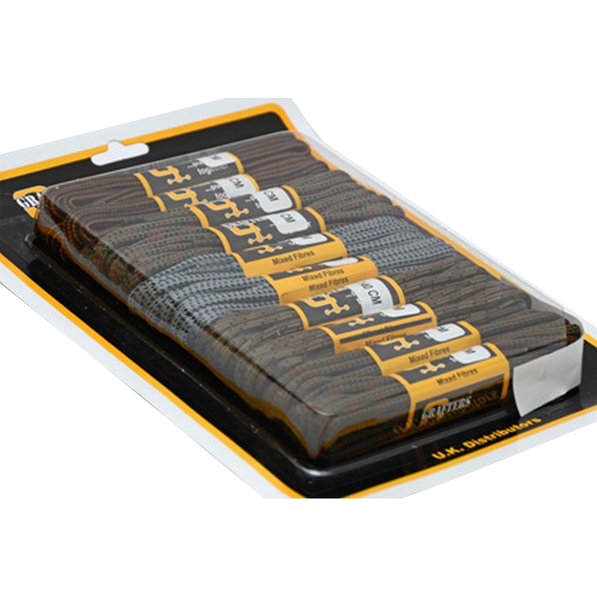 Grafters55in Hiking Boot Laces (Packet Of 10) (Pack of 10 (55in)) (Olive/Blue/Red)