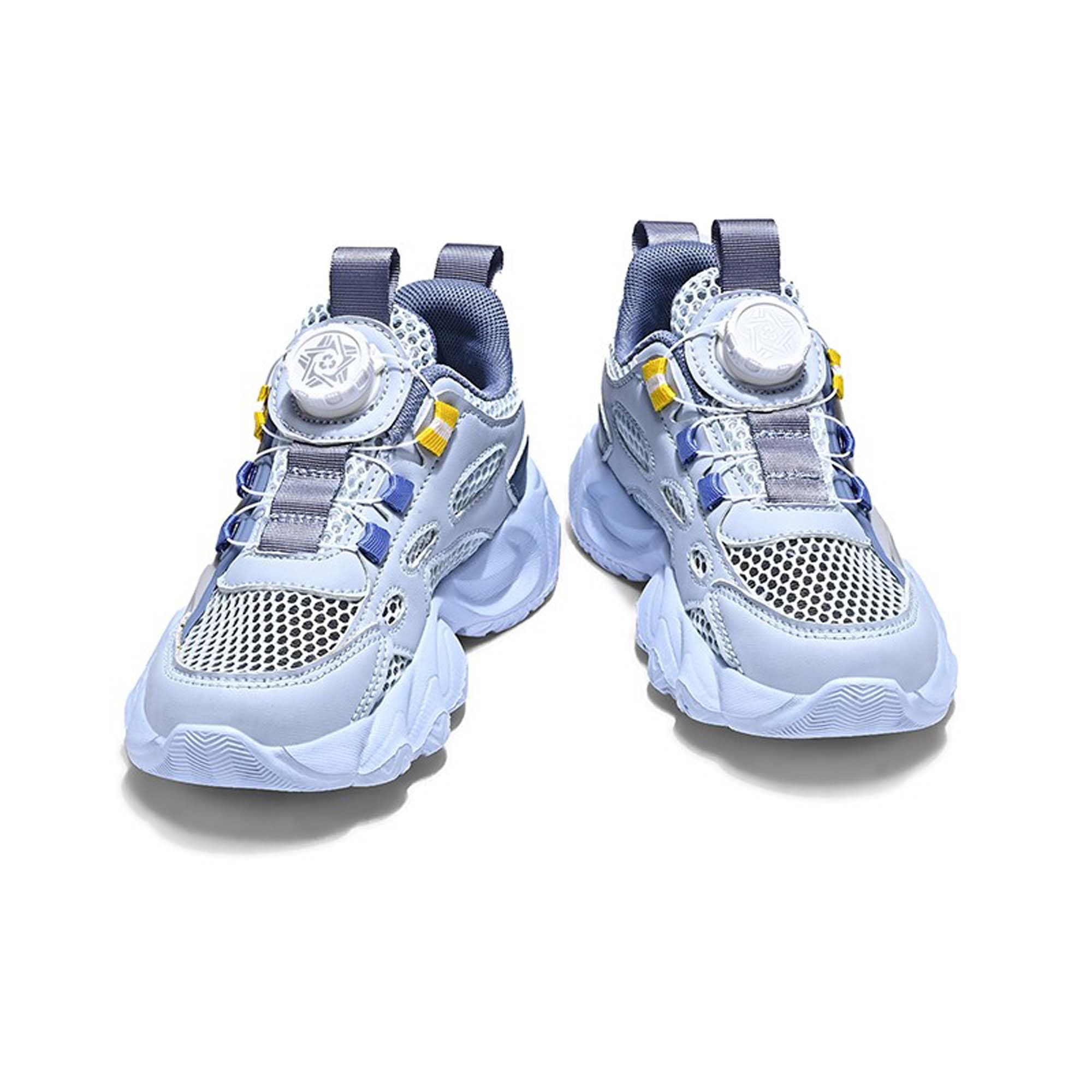 KSYVUCRD Kids Vacation Tourism Camping Elementary School Students Spring Outings Leisure Walking Shoes Outdoor Practical Wear-Resistant Hiking Shoes Rock Climbing Shoes Blue