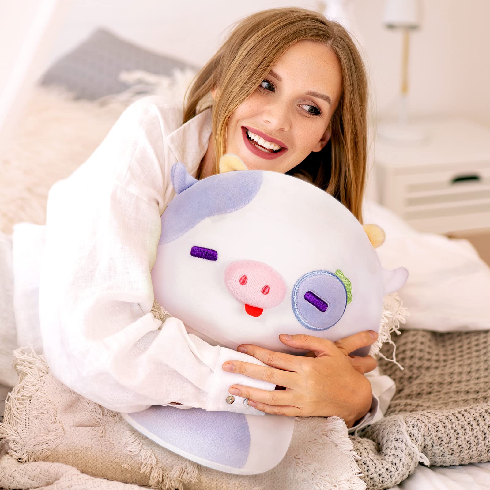 Mewaii 20CM Peluche Cuscino Kawaii Giocattoli per Bambina Cuscino di Peluche Animali Kawaii Giocattoli Abbraccio Morbido Cuscino a Forma di Fungo Cuscino Giocattolo Regalo 3 Anni in su