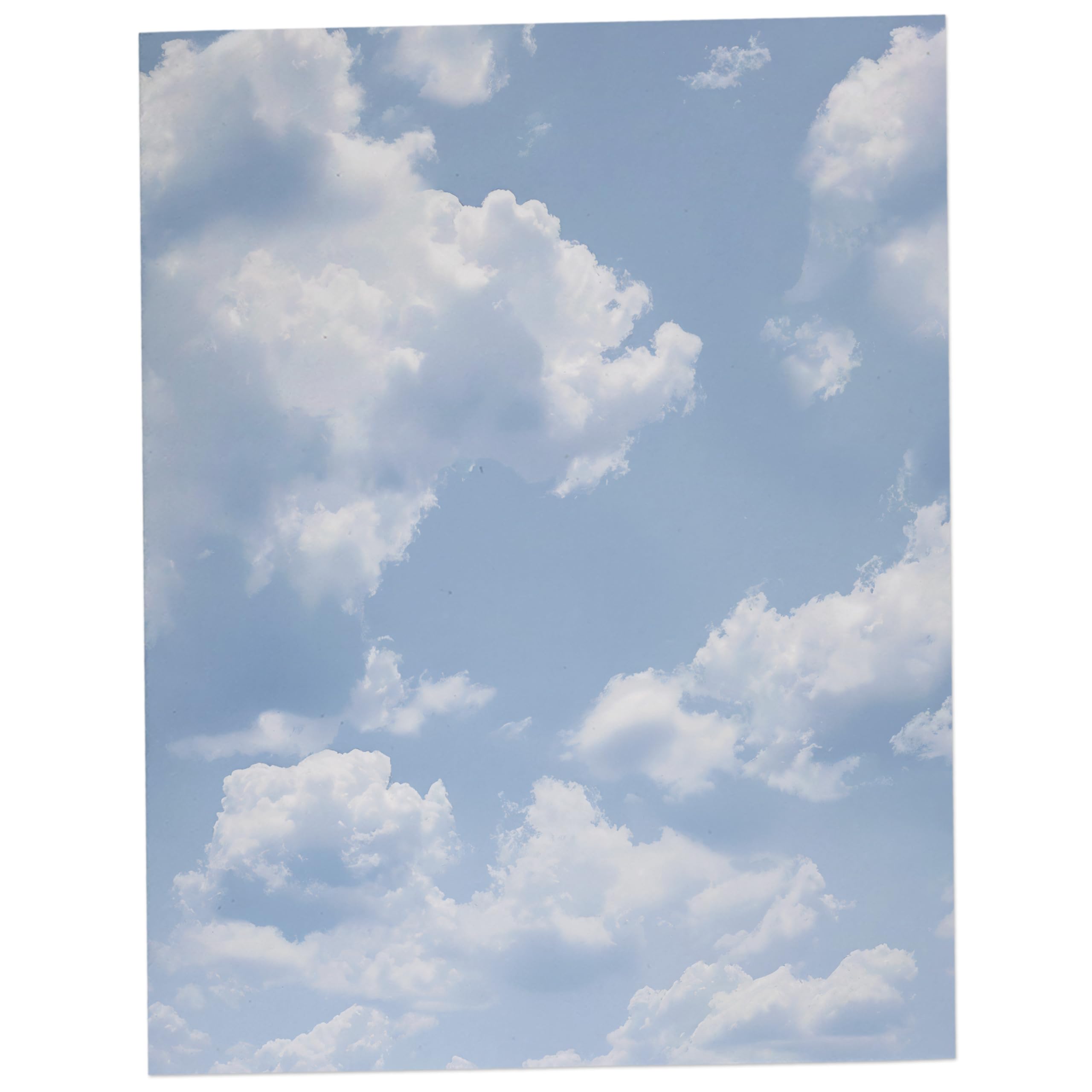 Cloud Stationery Paper - 60 Sheets Decorative Printer Paper for Inkjet/Laser