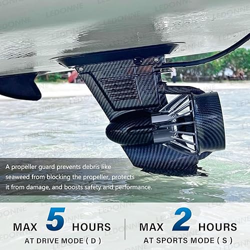 Miniatura 3 de LEDONNE SUP Aleta eléctrica subacuática Hélice eléctrica para tabla de surf eléctrica Aleta de surf eléctrica Propulsor de aleta eléctrica para