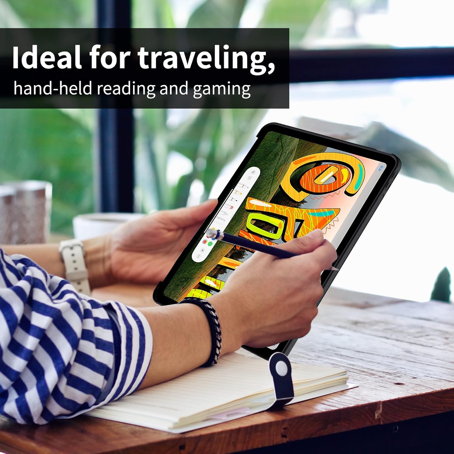Tablet Case Cover for Apple iPad Pro 11 inch (1st Gen) [Auto Sleep/Wake Cover] [Trifold Stand] - Black — Amazon image 4