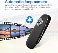 CAMMHD 1080P Testkamera 32GB Memóriával Hordozható Bodycam Mozgásérzékelő Vízálló Fém Ház 3-7 Óra Felvétel 7