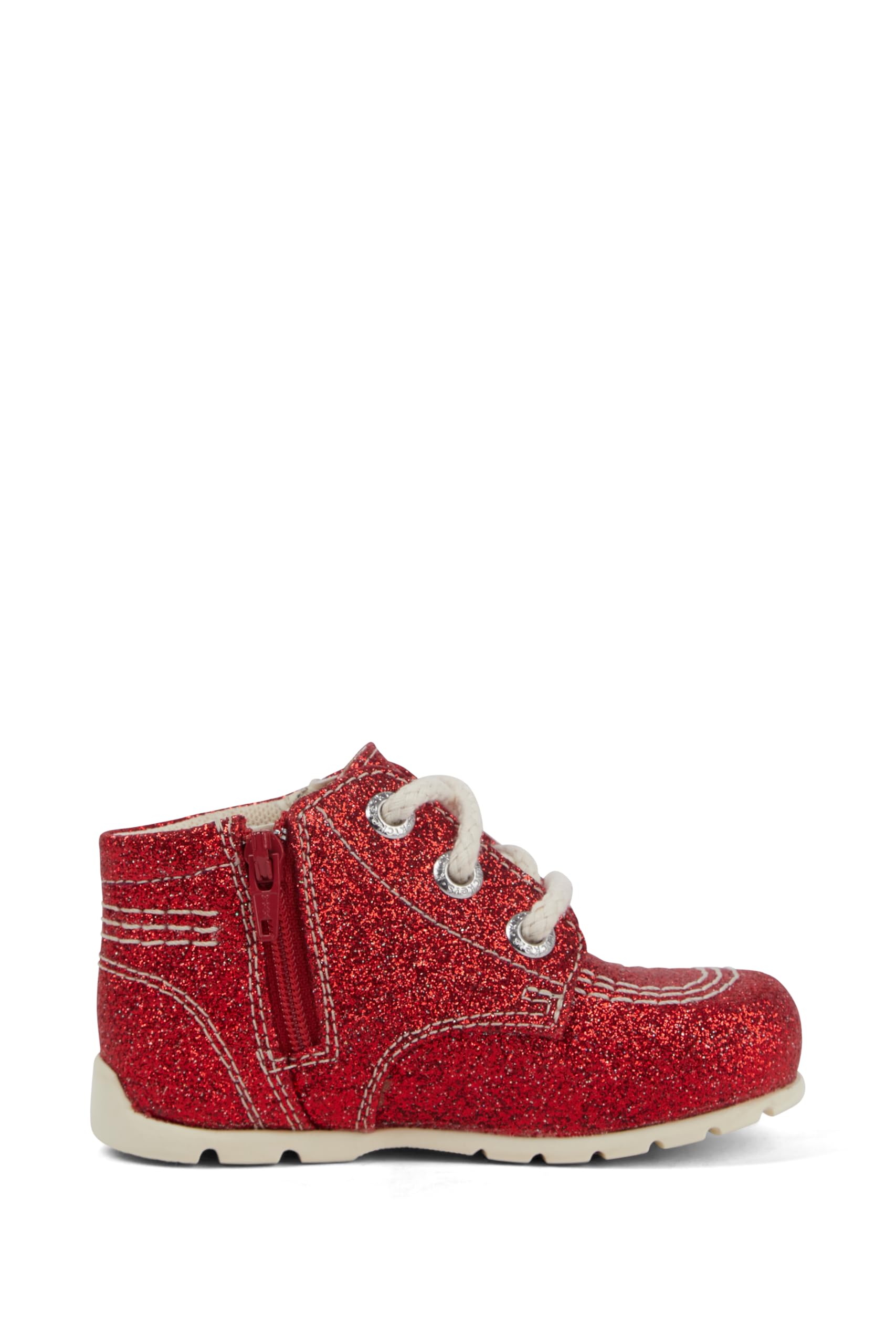 Kickers Kick Hi Baby Glitter Leather, Stivaletto Unisex-Bambini e Ragazzi