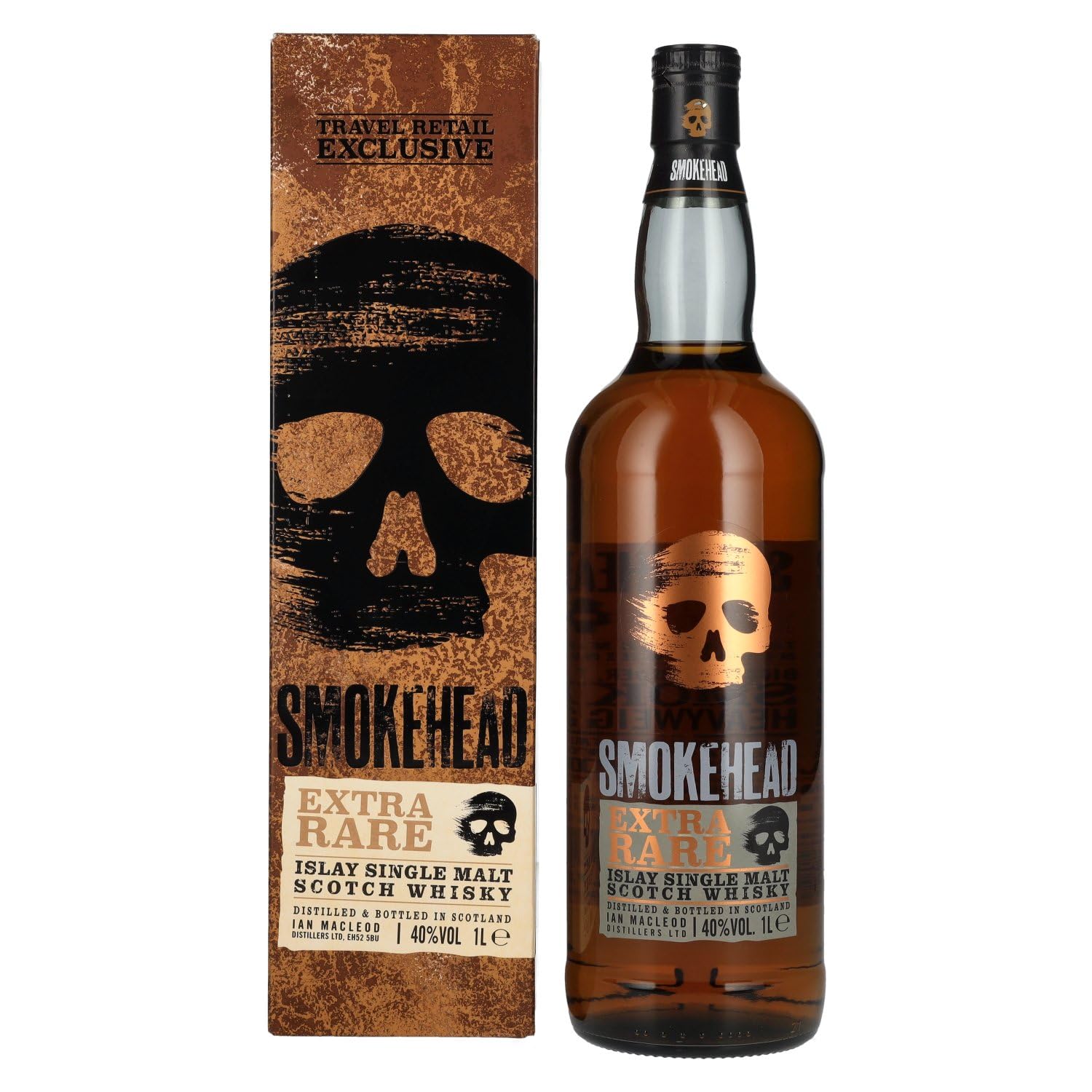 Smokehead Extra Rare mit Geschenkverpackung Whisky (1 x 1 l)
