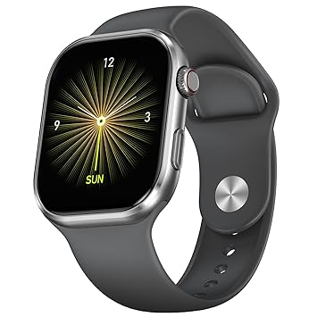 Fire-Boltt Brillia Smart Watch 2.02” AMOLED Display, Bluetooth Calling, SpO2, Heart Rate Monitor, 120+ Sports Modes, Fitness Tracker, Voice Assistant, Smart Watch for Man & Women – Grey - image, photos