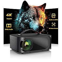 ONOAYO 4K Outdoor Projector with WiFi 6 and Bluetooth