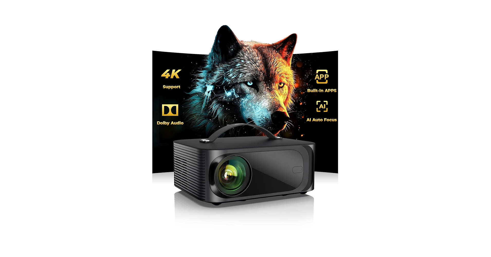 プロジェクター　Onoayo 4k対応 1080p投影 Bluetooth5.0 Amazon.co.jp: 【2024革新静音プロジェクター】ONOAYO