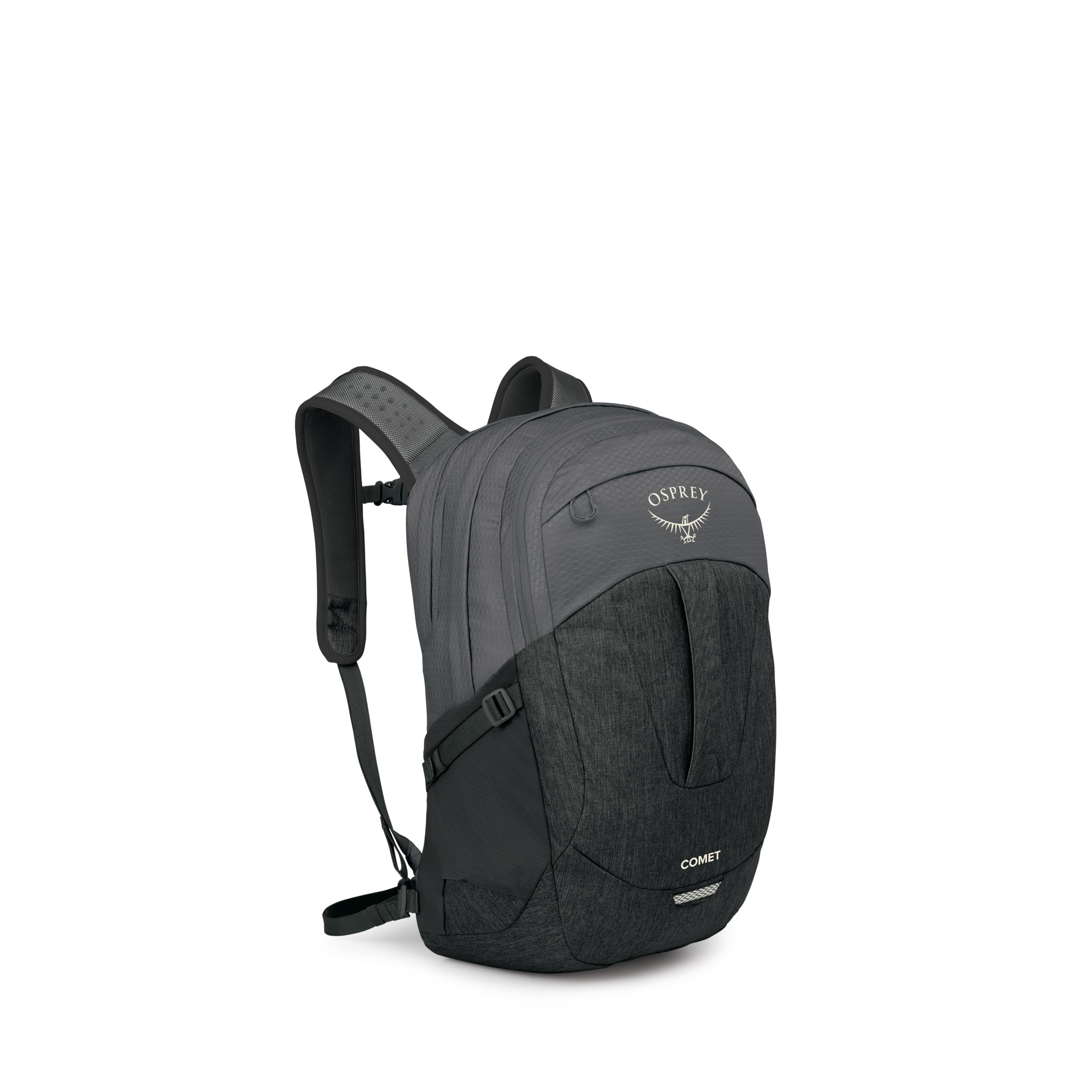 dual compartment laptop backpack in phantom grey heather