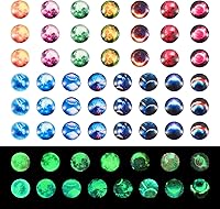 Vista 29 de Craftdady Cabujones de cristal impresos con piel de animal, 0.472 in, media redonda, parte trasera plana, cabujones de cúpula de cristal