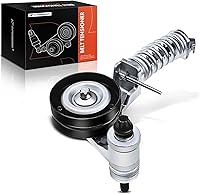 A-Premium Belt Tensioner Assembly w/ Pulley for Chevy Cruze 2011-16, Sonic 2012-19, Trax 2013-20, Buick Encore 2013-20 - 1.4L Replaces 55565236