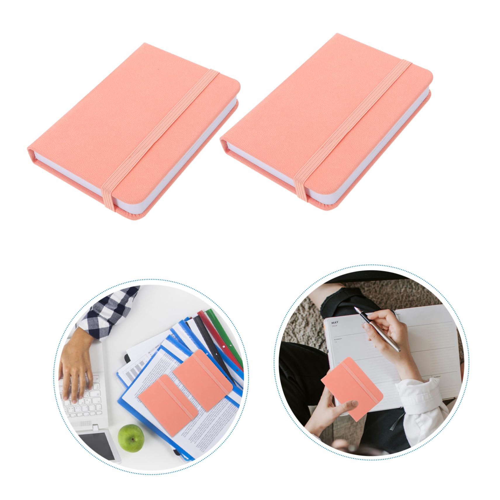 jojofuny 10pezzi Quaderno Diario Tascabile in Pu Piccolo Quaderno Blocco Note Tascabile Per Viaggi Ufficio Scuola Righe Carta Semplice Diario Portatile Mini Blocco Note Per Scrivere