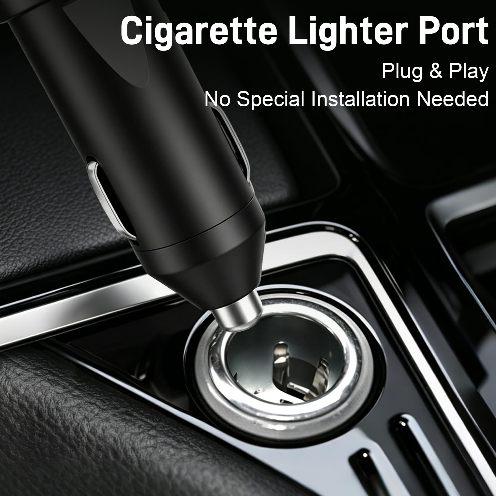 Hervidor Agua Electrico, Hervidor de Agua de 12 V/24 V para Coche 1,2 L | Termo de Acero Inoxidable Portátil con Adaptador para Encendedor de Cigarrillos para Agua Caliente Café Té, Coches Camiones