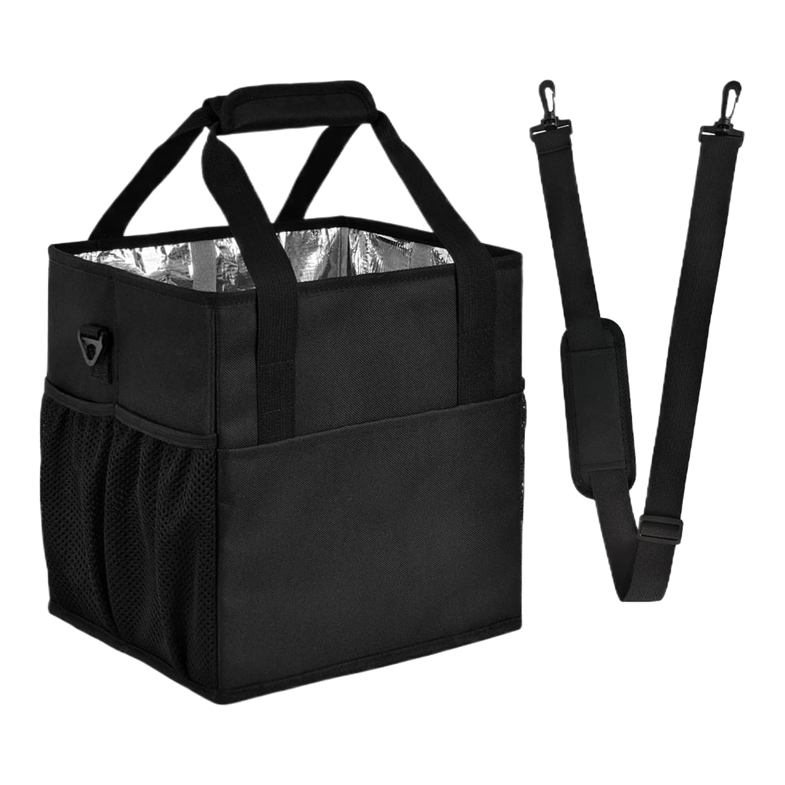 Porta tasche multitasche per parationi regolabili con fascia, riutilizzabile portatazze da caffè borsa per bevande | per caffè succo di birra bottiglia d'acqua consegna auto viaggio campeggio picnic