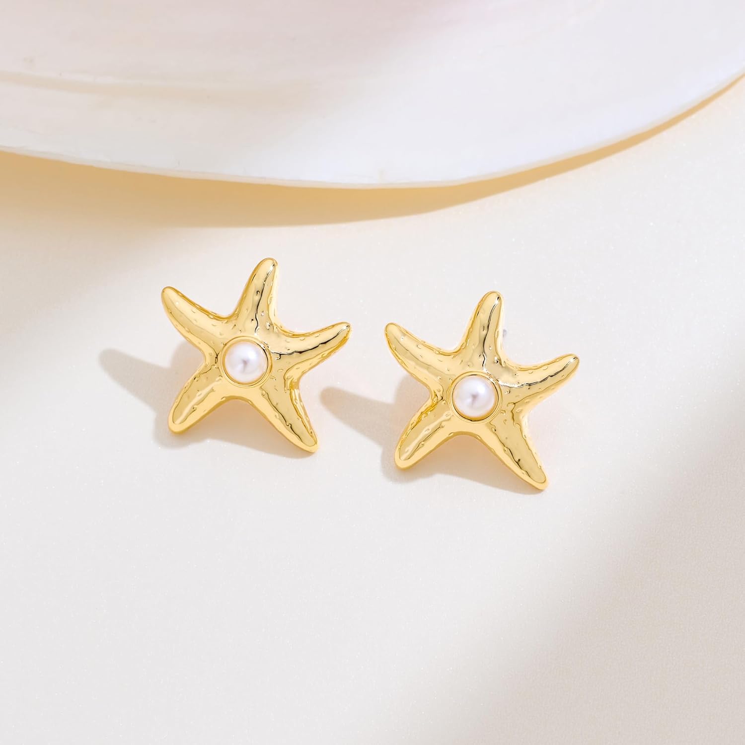 Seashell Studs Earrings for Women Dainty Beach Earrings Summer Fashion Jewelry - Image 5