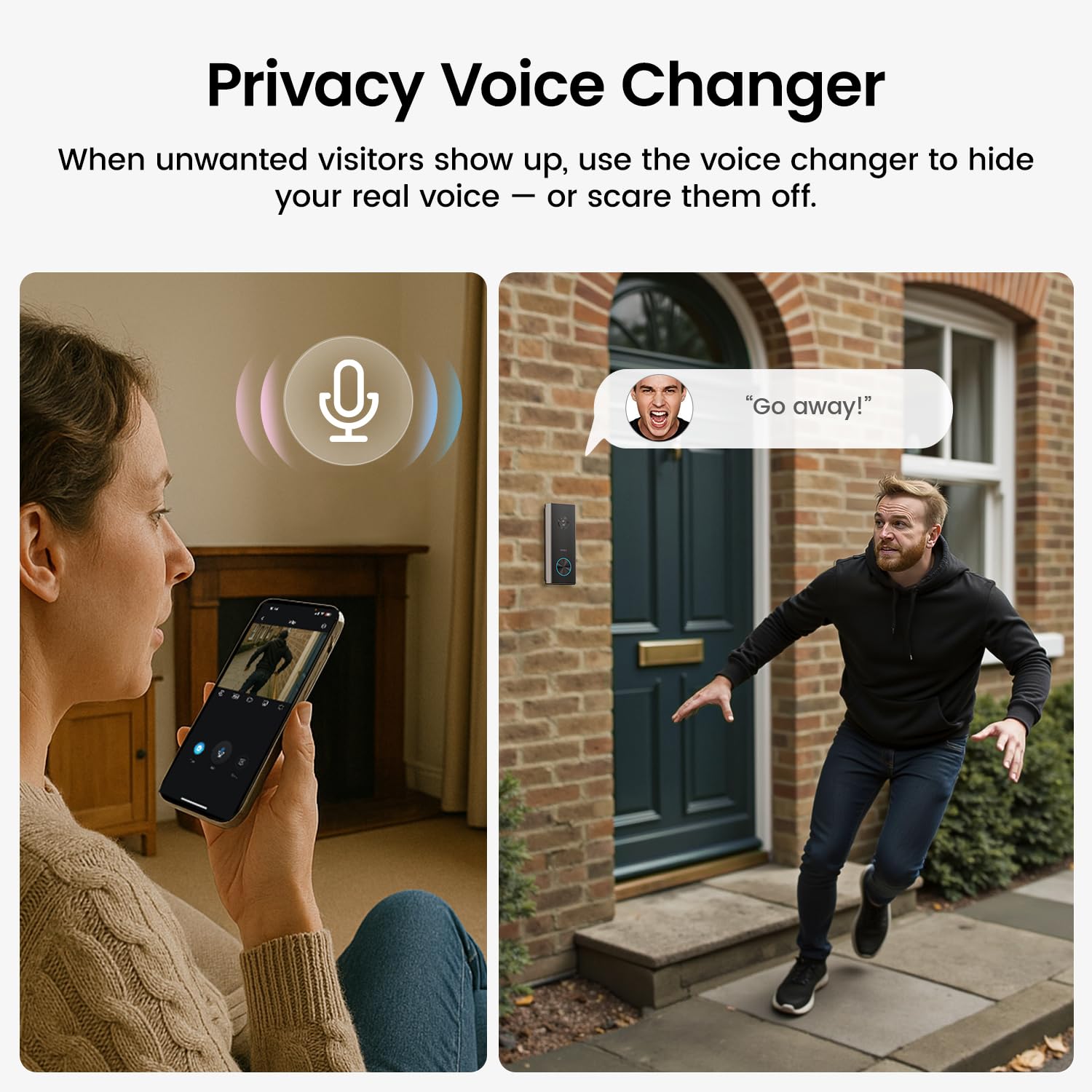 半額✨AOSU Video Doorbell ドアベル 防犯 未使用 Amazon.com: AOSU Doorbell Camera Wireless- Head-to-Toe View